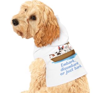 Disembark Dog Boat Hoodie