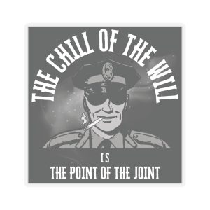 The Point of the Joint 4" x 4" Kiss Cut Sticker