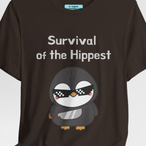 Survival of the Hippest - Unisex Tee in Dark Colors